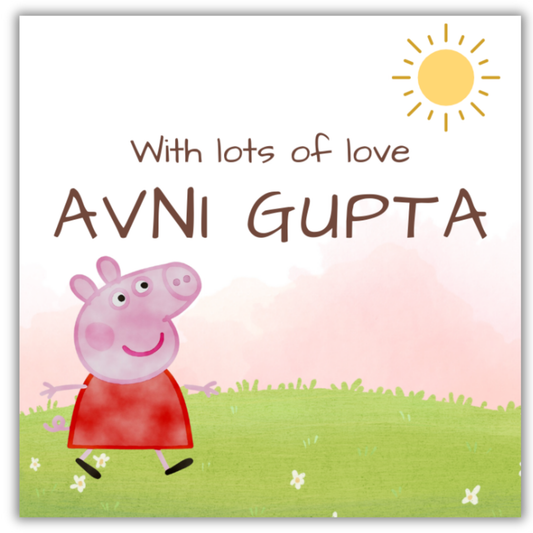 PIGGY ON THE BEACH - GIFT TAGS (Pack of 30)