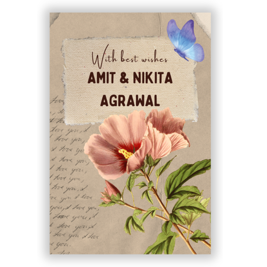 FLOWER IN A BOOK - GIFT TAGS (Pack of 30)