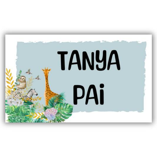 SERENE SAVANNA - WATERPROOF LABELS (Pack of 20)
