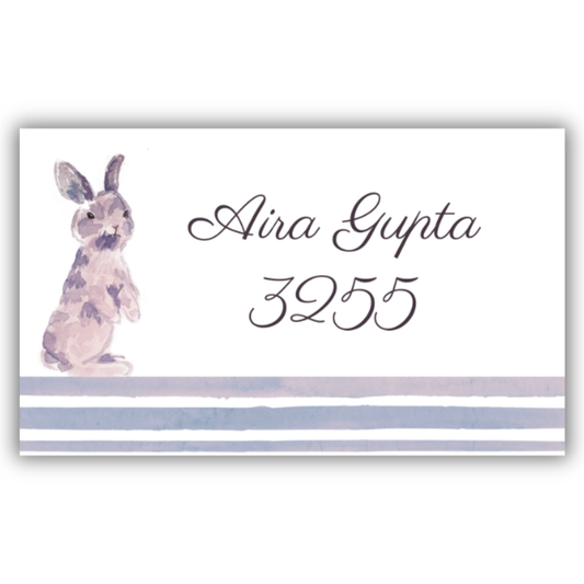 WANDERING RABBIT - WATERPROOF LABELS (Pack of 20)