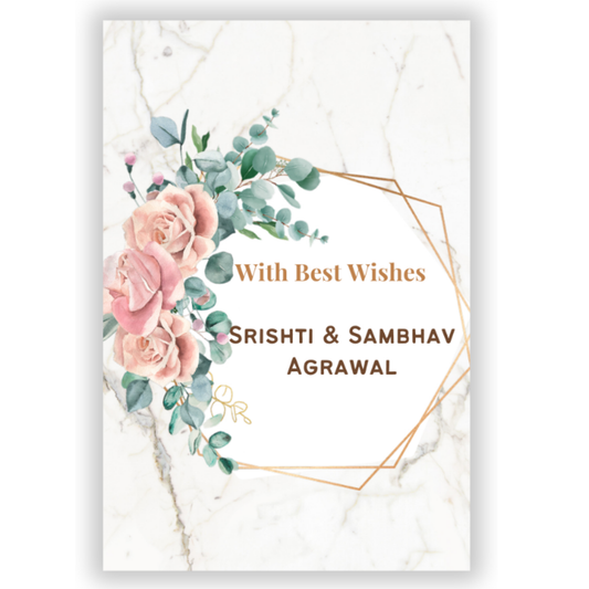ROSES ON MARBLE - GIFT TAGS (Pack of 30)