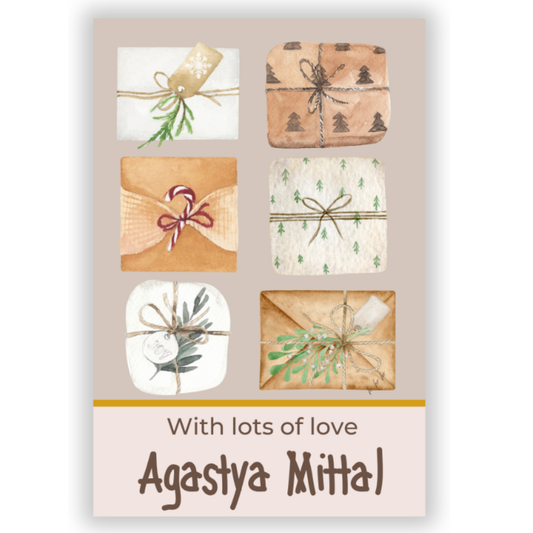 WINTER PRESENTS - GIFT TAGS (Pack of 30)