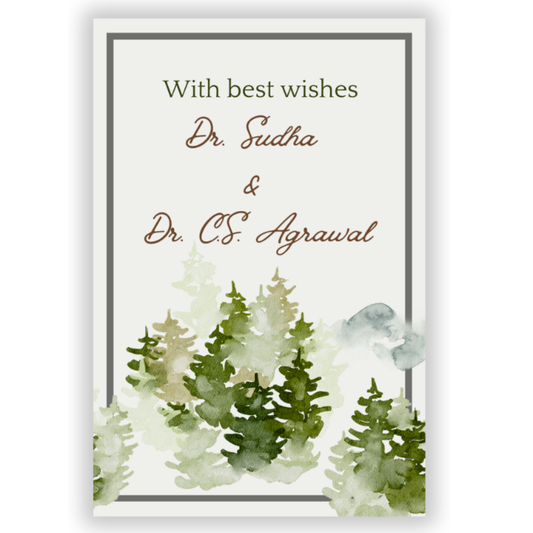 FIR TREES - GIFT TAGS (Pack of 30)