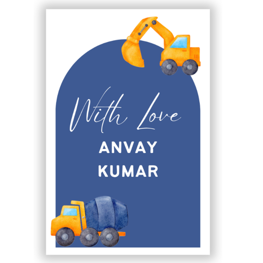 CONSTRUCTION - GIFT TAGS (Pack of 30)