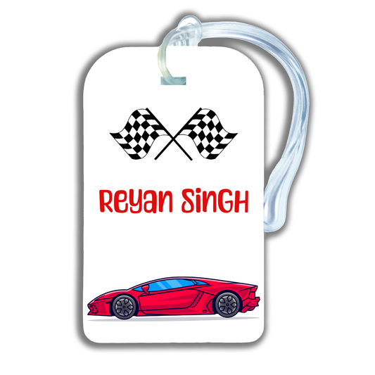 RACECAR - LUGGAGE TAG
