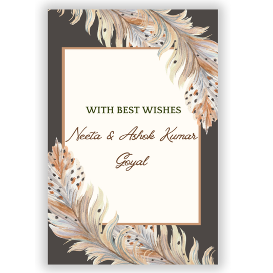 SPOTTED FEATHERS - GIFT TAGS (Pack of 30)