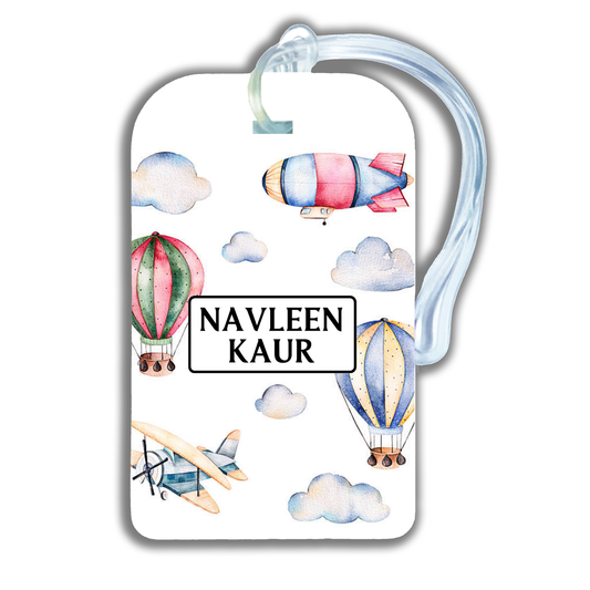 HOT AIR BALLOON - LUGGAGE TAG