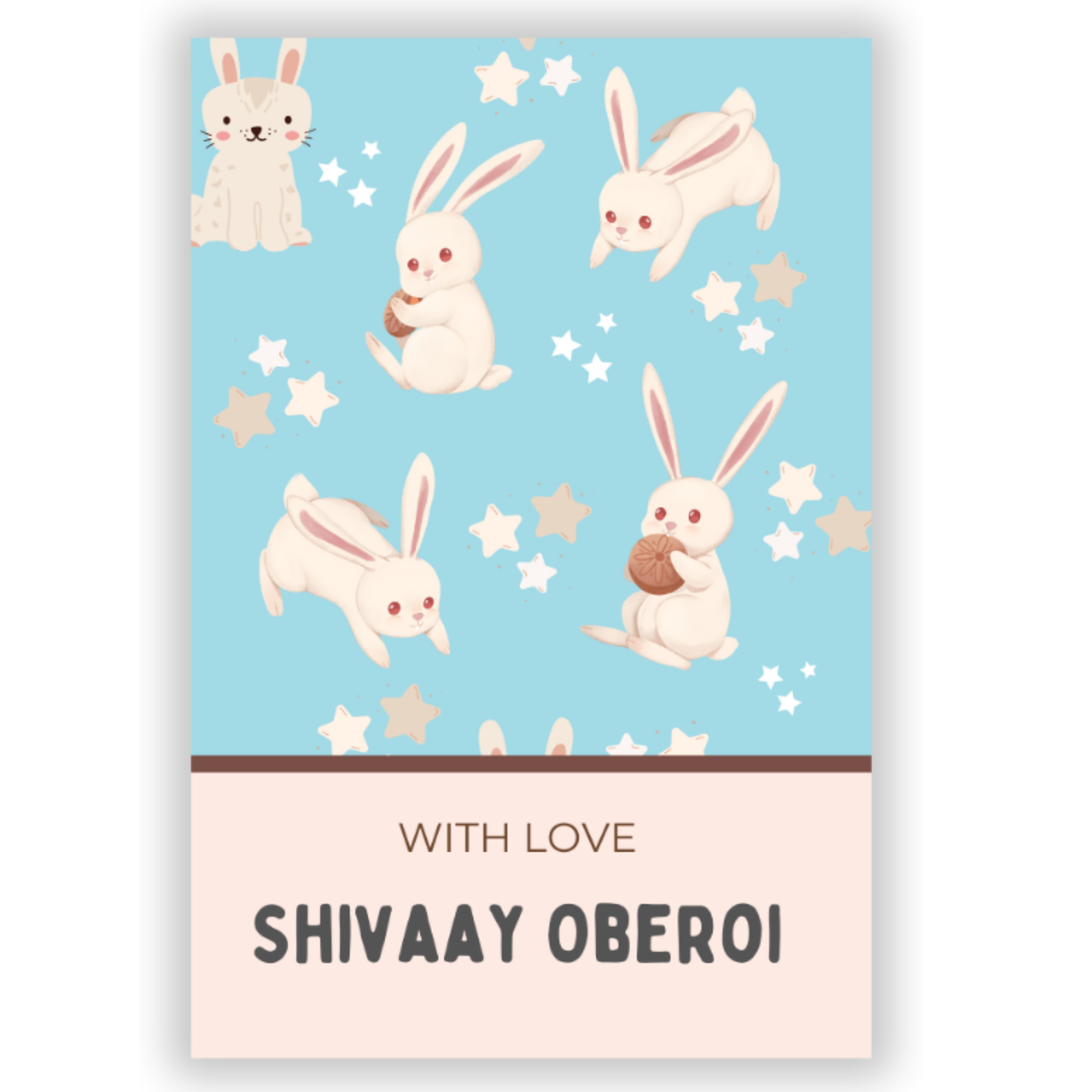 BUNNY PARTY - GIFT TAGS (Pack of 30)