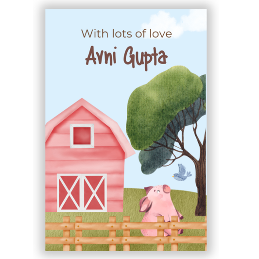 PIG AND BARN - GIFT TAGS (Pack of 30)