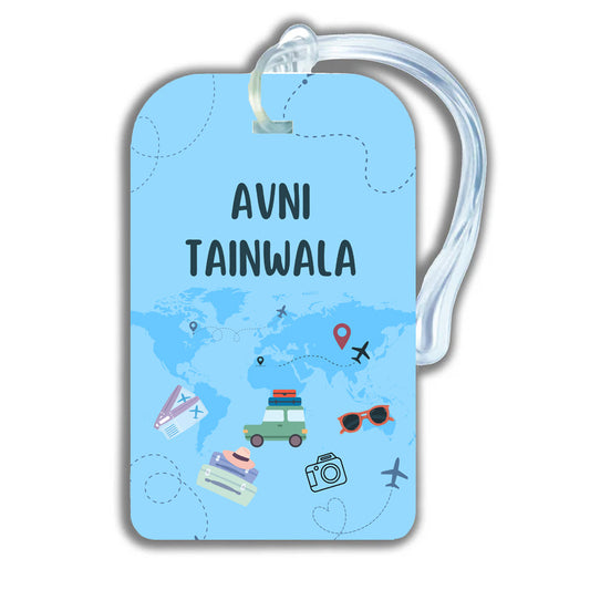 BORN TRAVELLER - LUGGAGE TAG