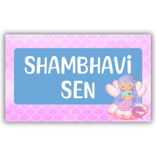 MERMAID TREASURE - WATERPROOF LABELS (Pack of 20)