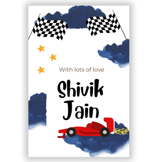 SPEEDCAR - GIFT TAGS (Pack of 30)