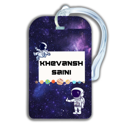 ASTRONAUT'S WORLD - LUGGAGE TAG