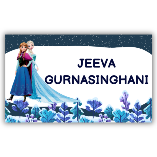 ICY SISTERS - WATERPROOF LABELS (Pack of 20)