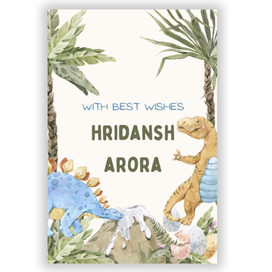 DINOSAUR JUNGLE - GIFT TAGS (Pack of 30)