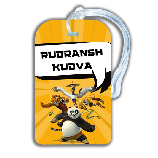 PANDA WITH FRIENDS - LUGGAGE TAG