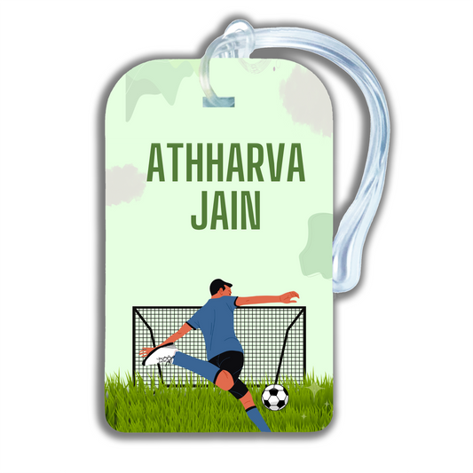 FOOTBALL - LUGGAGE TAG