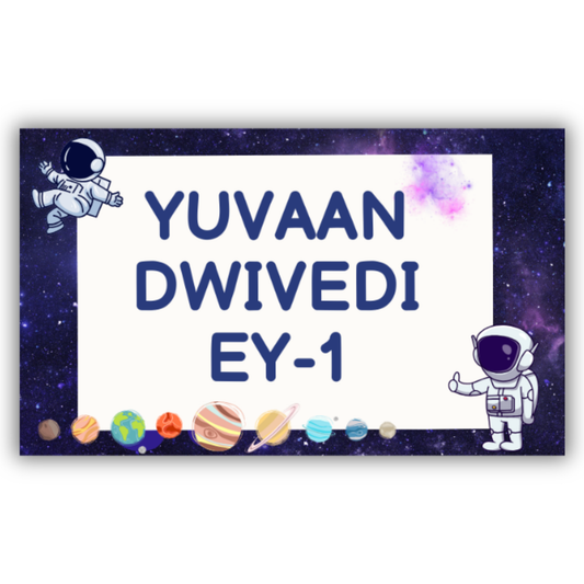 ASTRONAUT'S WORLD - WATERPROOF LABELS (Pack of 20)