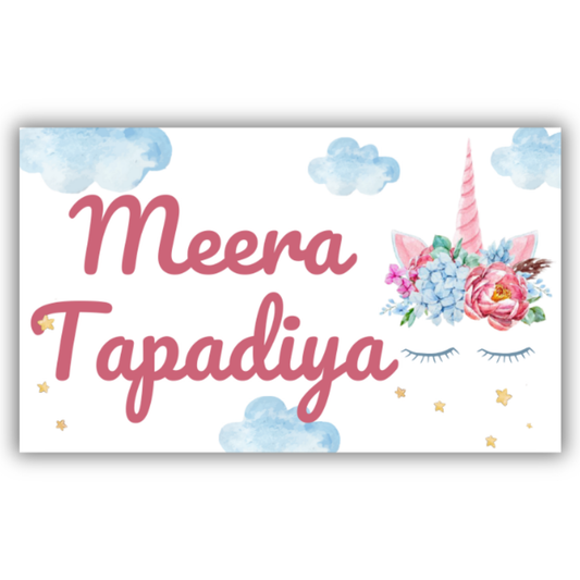 DREAMY UNICORN - WATERPROOF LABELS (Pack of 20)