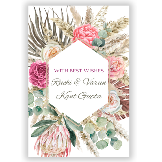 PAMPAS FRAME - GIFT TAGS (Pack of 30)