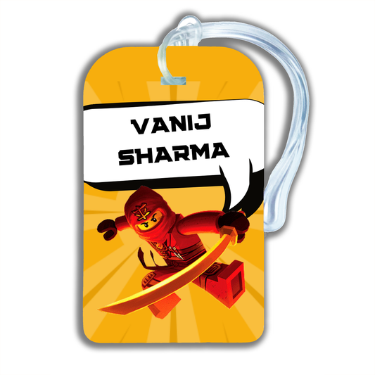 NINJA SUPERHERO - LUGGAGE TAG