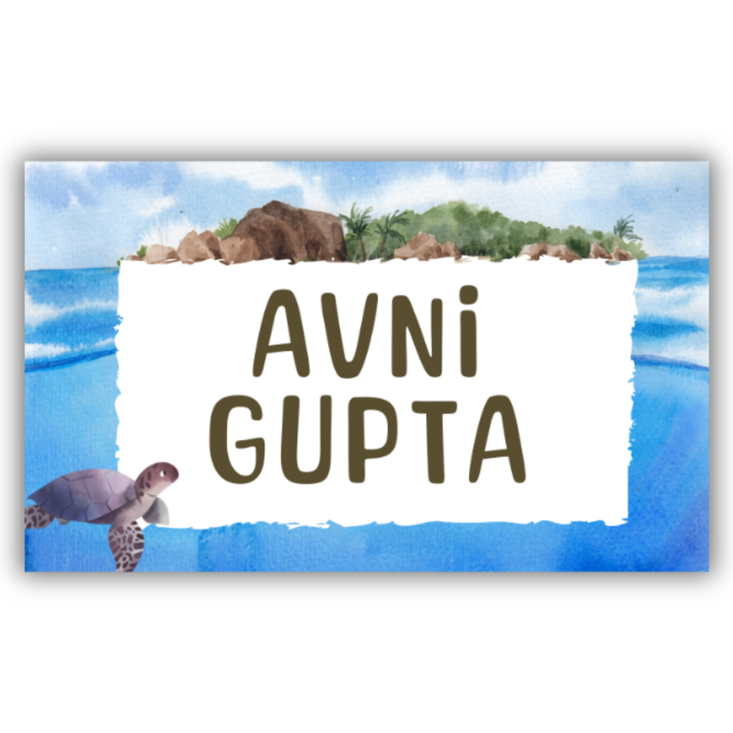 MARINE LIFE - WATERPROOF LABELS (Pack of 20)