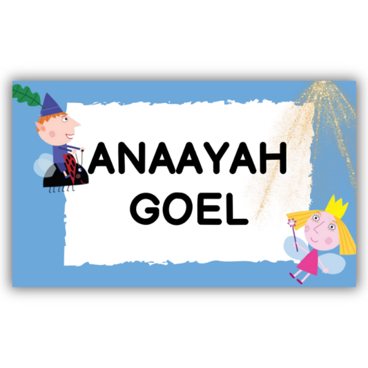 ELF AND FAIRY - WATERPROOF LABELS (Pack of 20)