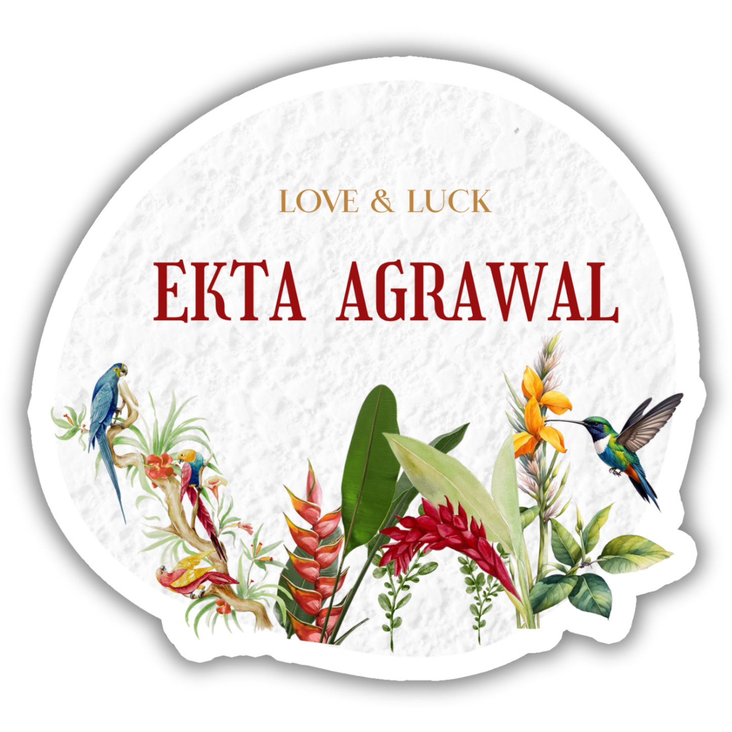 BIRD OF PARADISE - PREMIUM GIFT TAGS (Pack of 20)