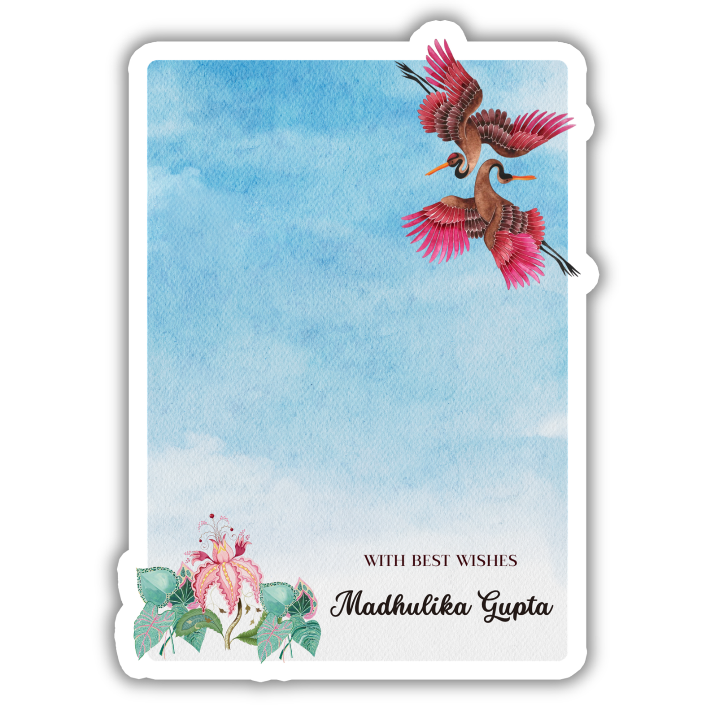 HARMONY WITH BIRDS - GIFT NOTECARDS (Pack of 10)