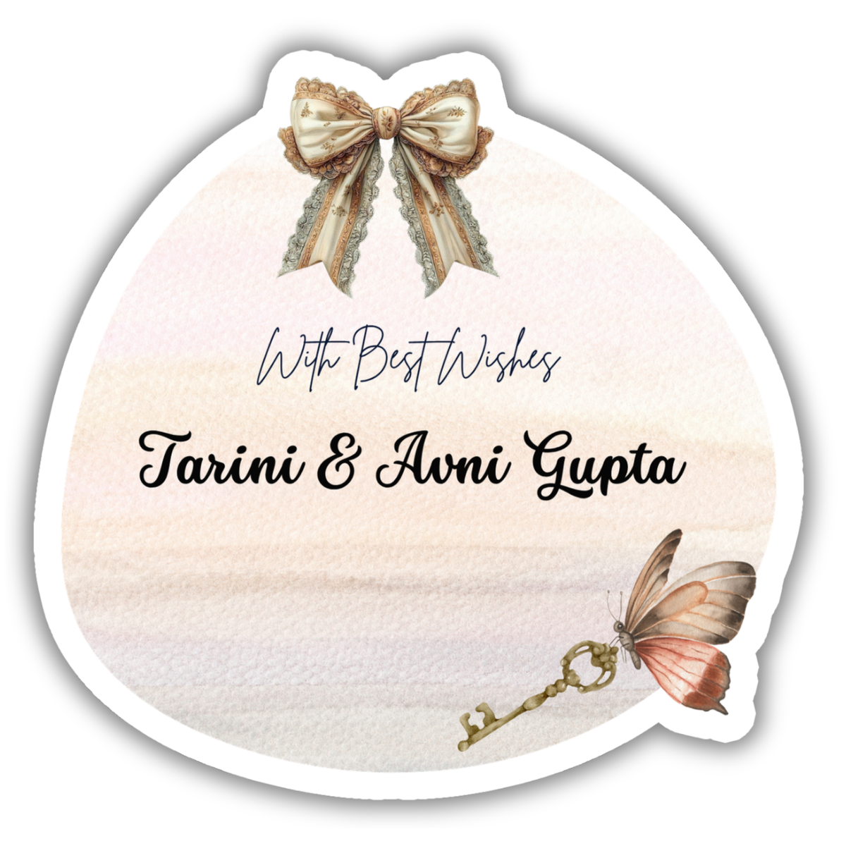 BOW AND BUTTERFLY - PREMIUM GIFT TAGS (Pack of 20)