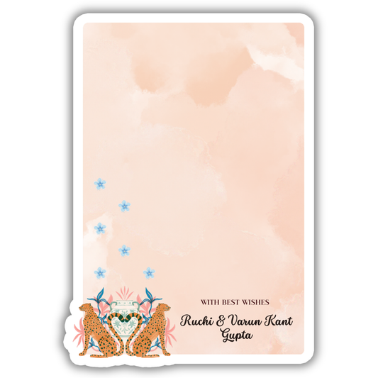 CHEETAH - GIFT NOTECARD - (Pack of 10)