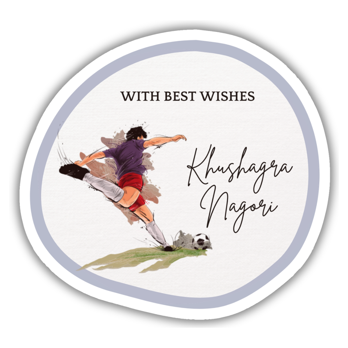 FOOTBALL ACTION - PREMIUM GIFT TAGS (Pack of 20)
