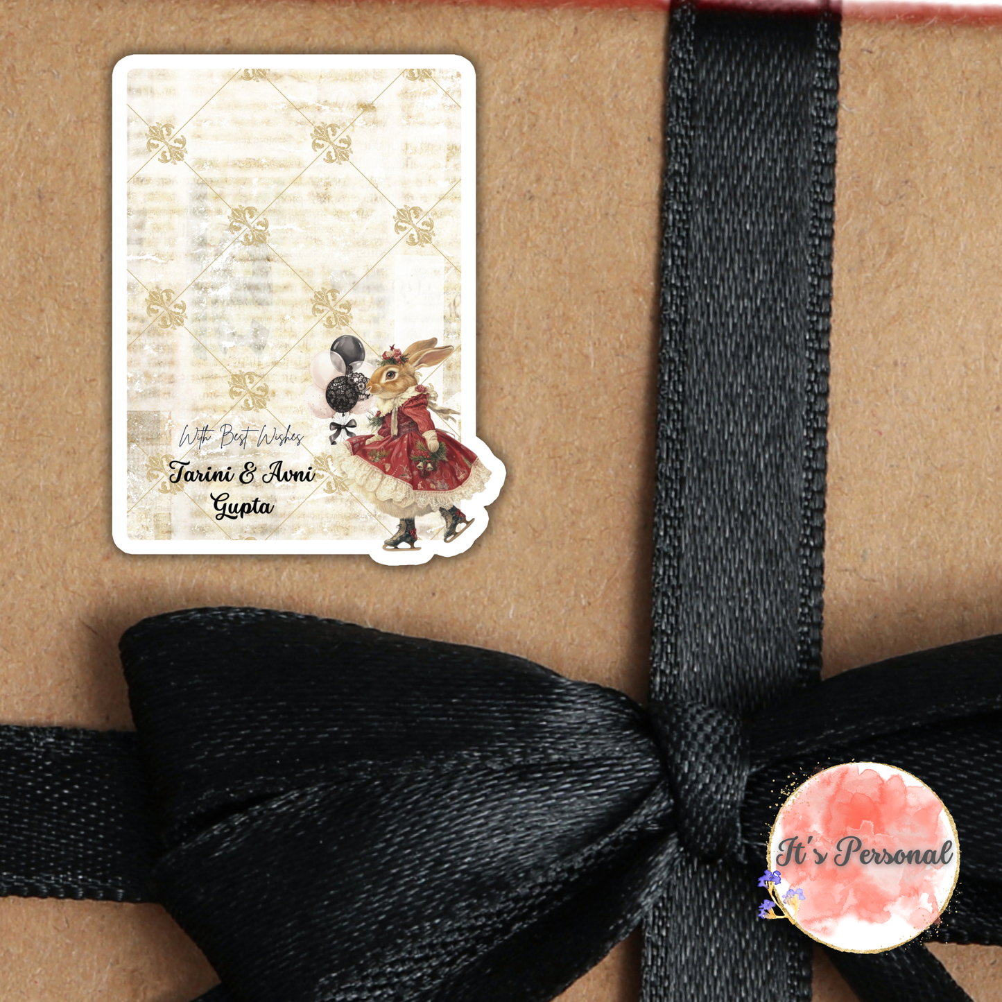 THE GIFTING BUNNY - GIFT NOTECARD (Pack of 10)