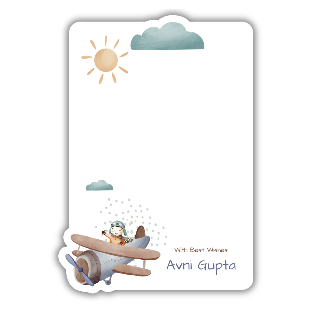 GLIDER RIDER - GIFT NOTECARD (Pack of 10)
