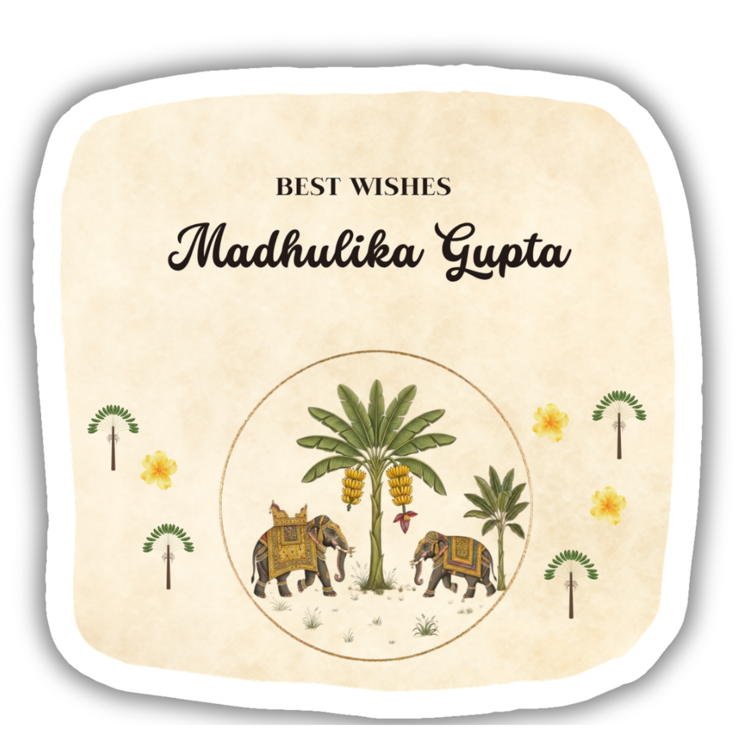 GROOM'S ELEPHANT - PREMIUM GIFT TAGS (Pack of 20)