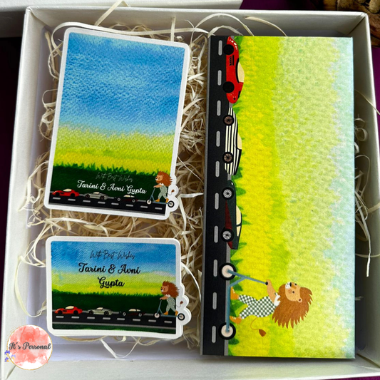 LION AND RACECAR - LUXURIOUS BOX
