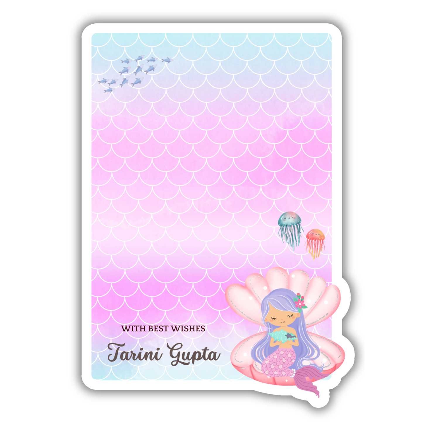 MERMAID TREASURE - GIFT NOTECARD (Pack of 10)