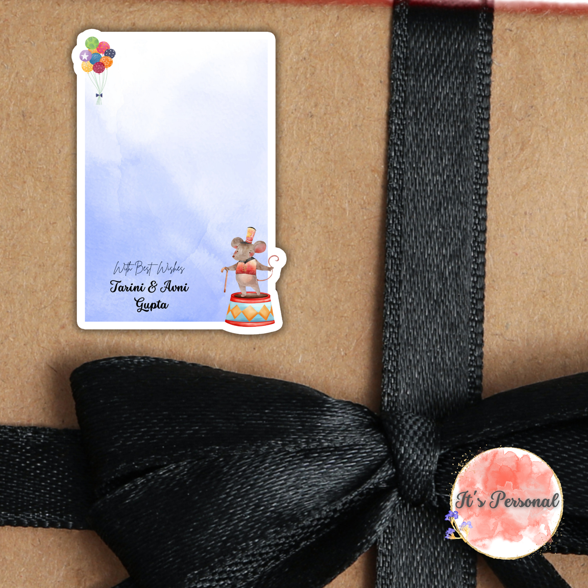 MOUSE IN A CIRCUS - GIFT NOTECARD (Pack of 10)