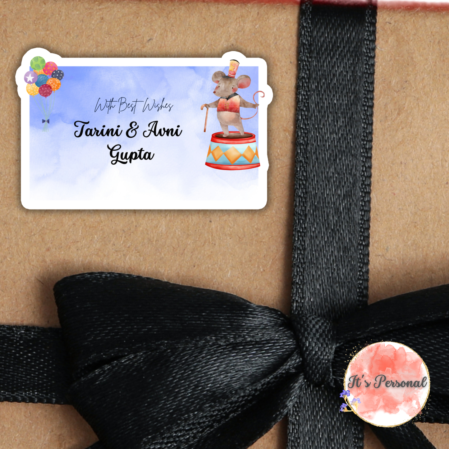 MOUSE IN A CIRCUS - PREMIUM GIFT TAGS (Pack of 20)