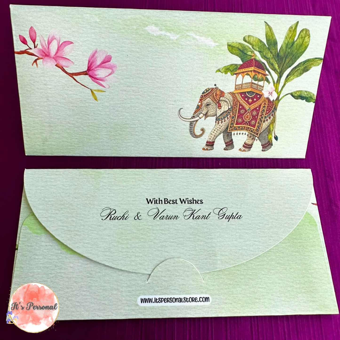 PICHWAI INDIAN ELEPHANT - MONEY ENVELOPES