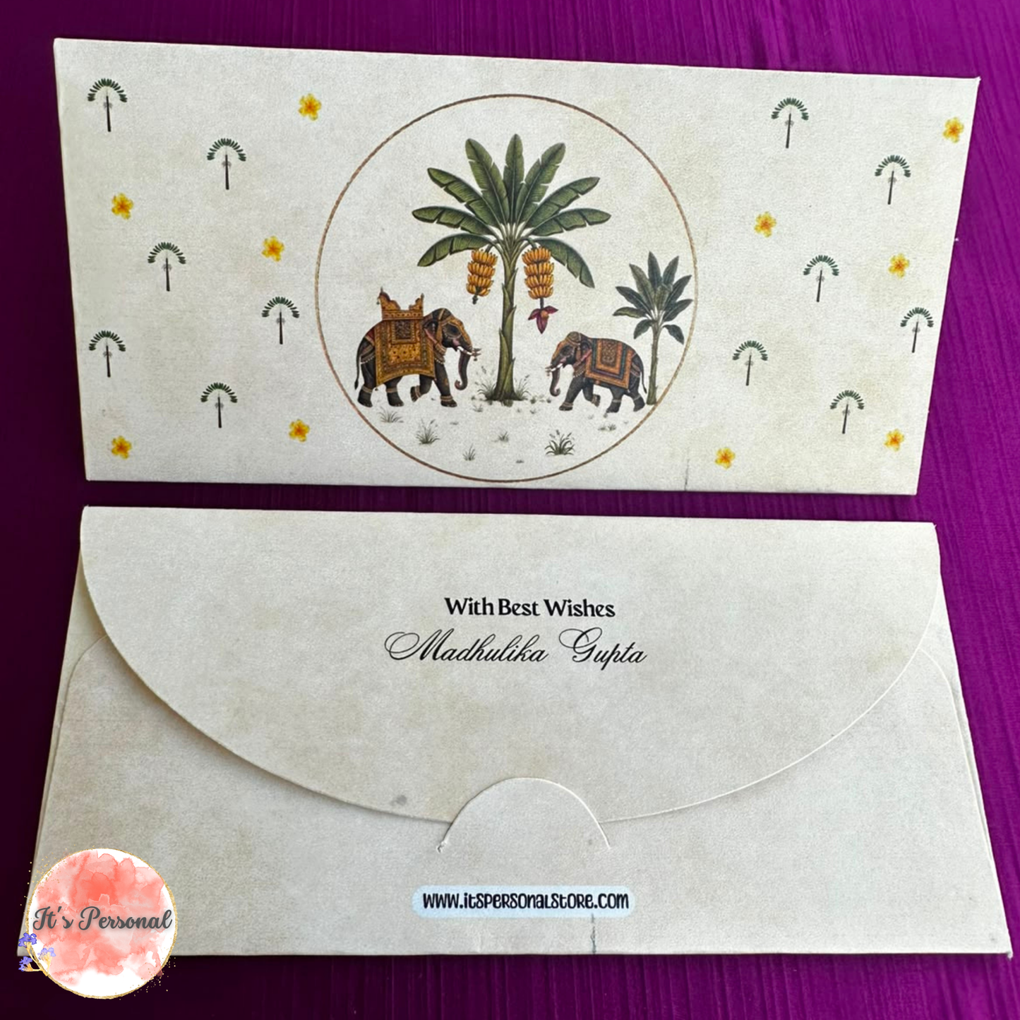 GROOM'S ELEPHANT - MONEY ENVELOPES