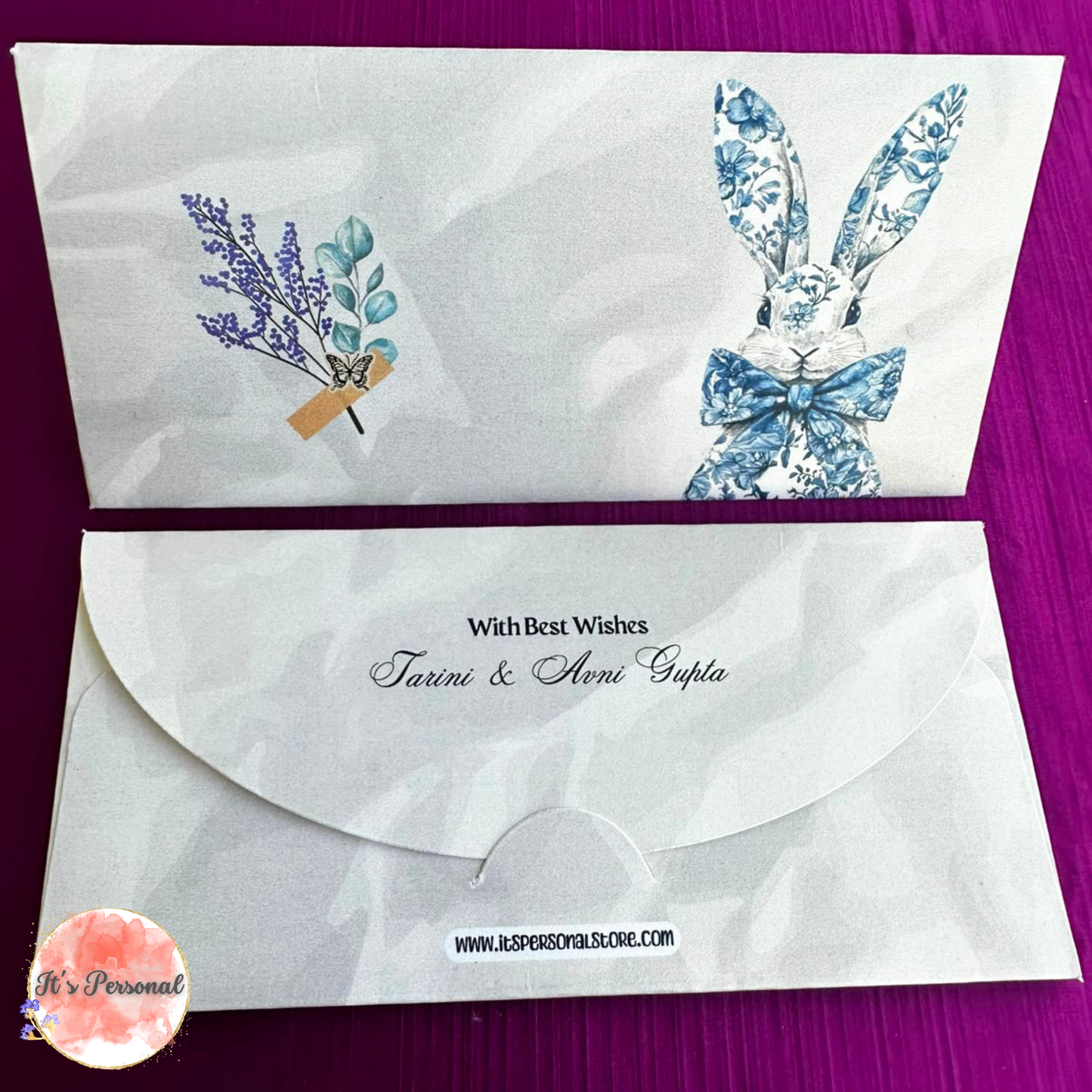 BLUEBELL BUNNY - MONEY ENVELOPES