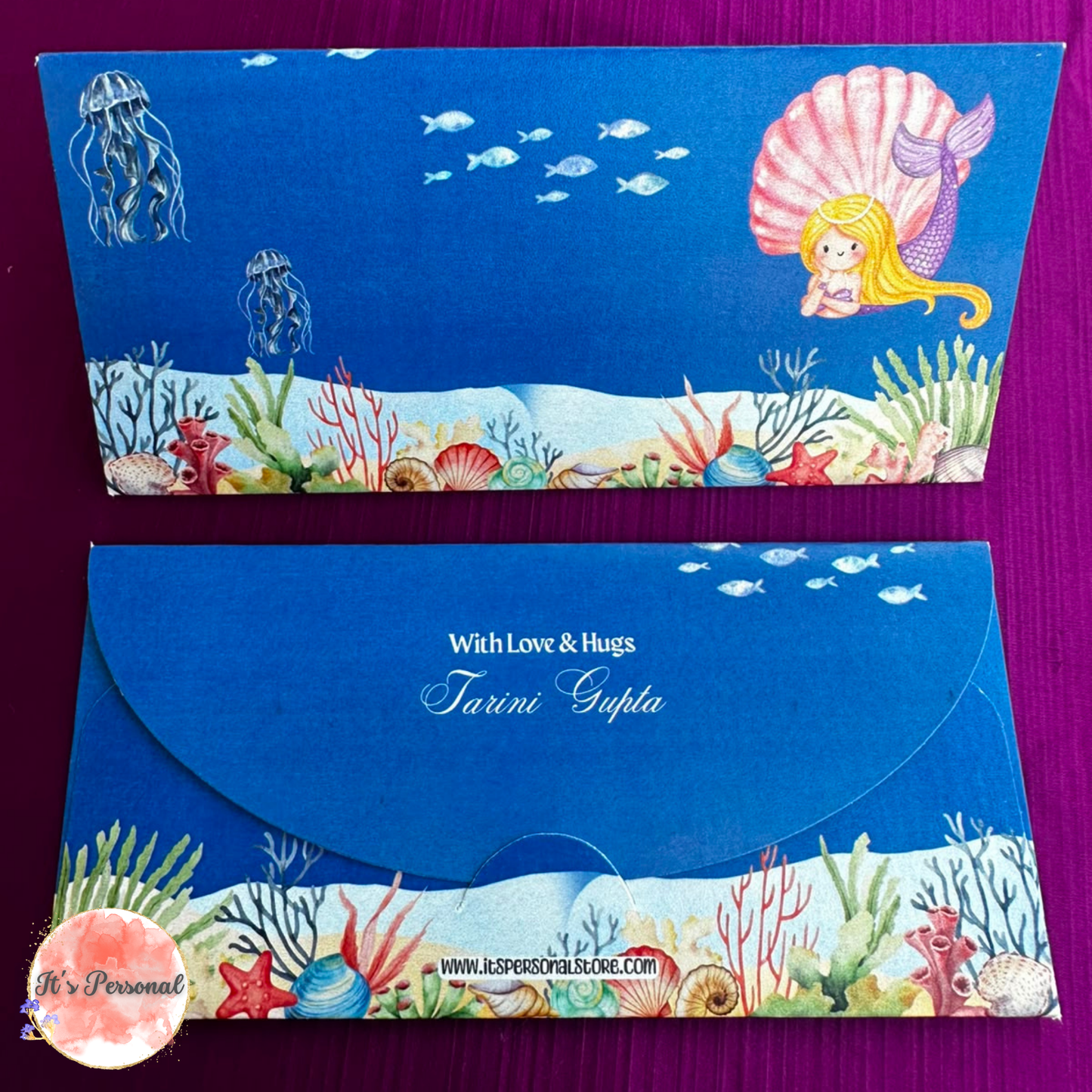 UNDERWATER MERMAID - MONEY ENVELOPES