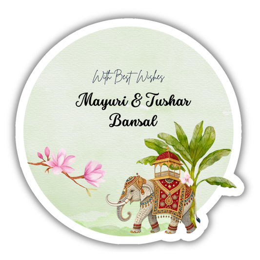 PICHWAI INDIAN ELEPHANT - PREMIUM GIFT TAGS (Pack of 20)