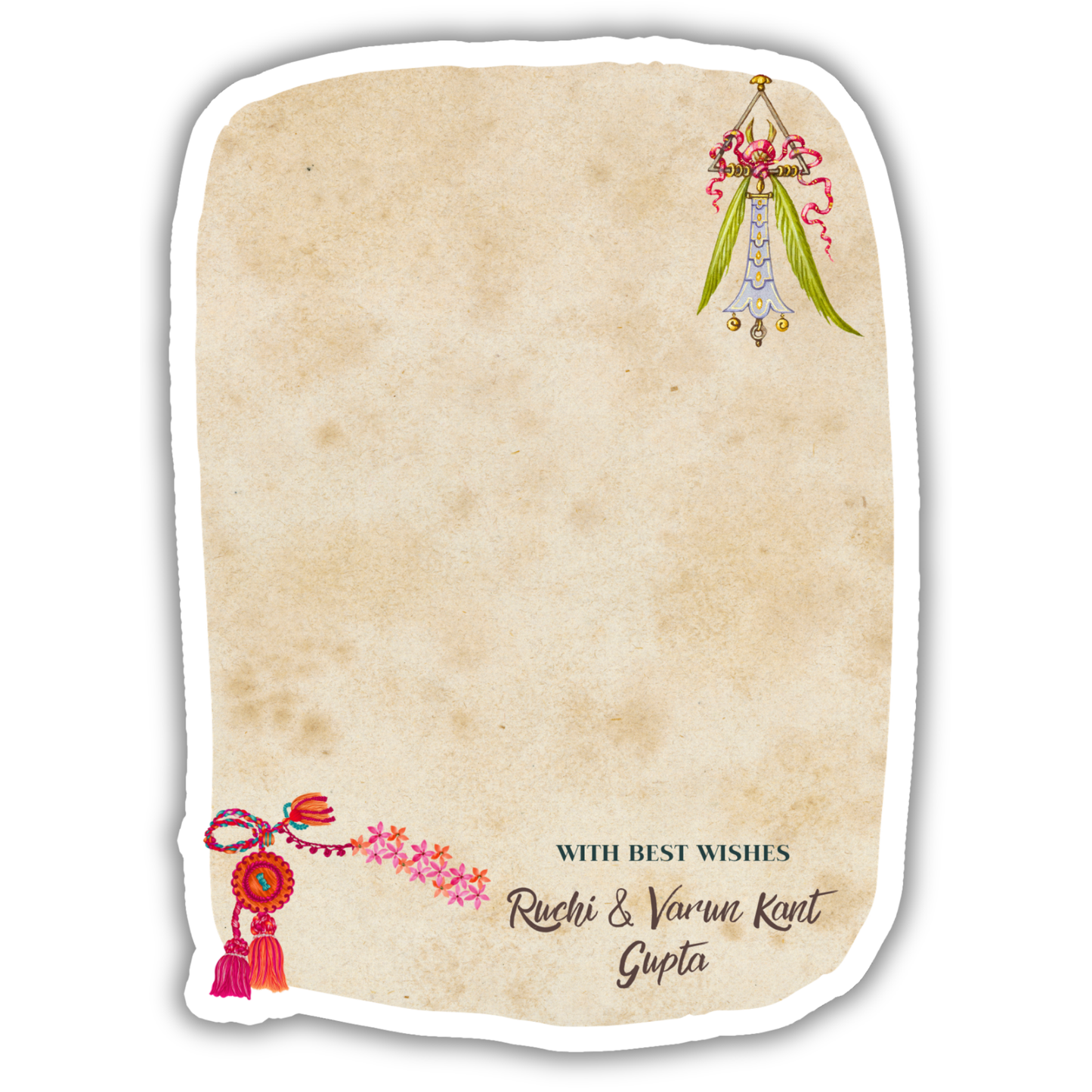 RAKHI SHAGUN - GIFT NOTECARD (Pack of 10)