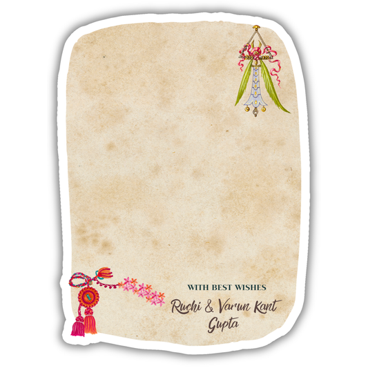 RAKHI SHAGUN - GIFT NOTECARD (Pack of 10)
