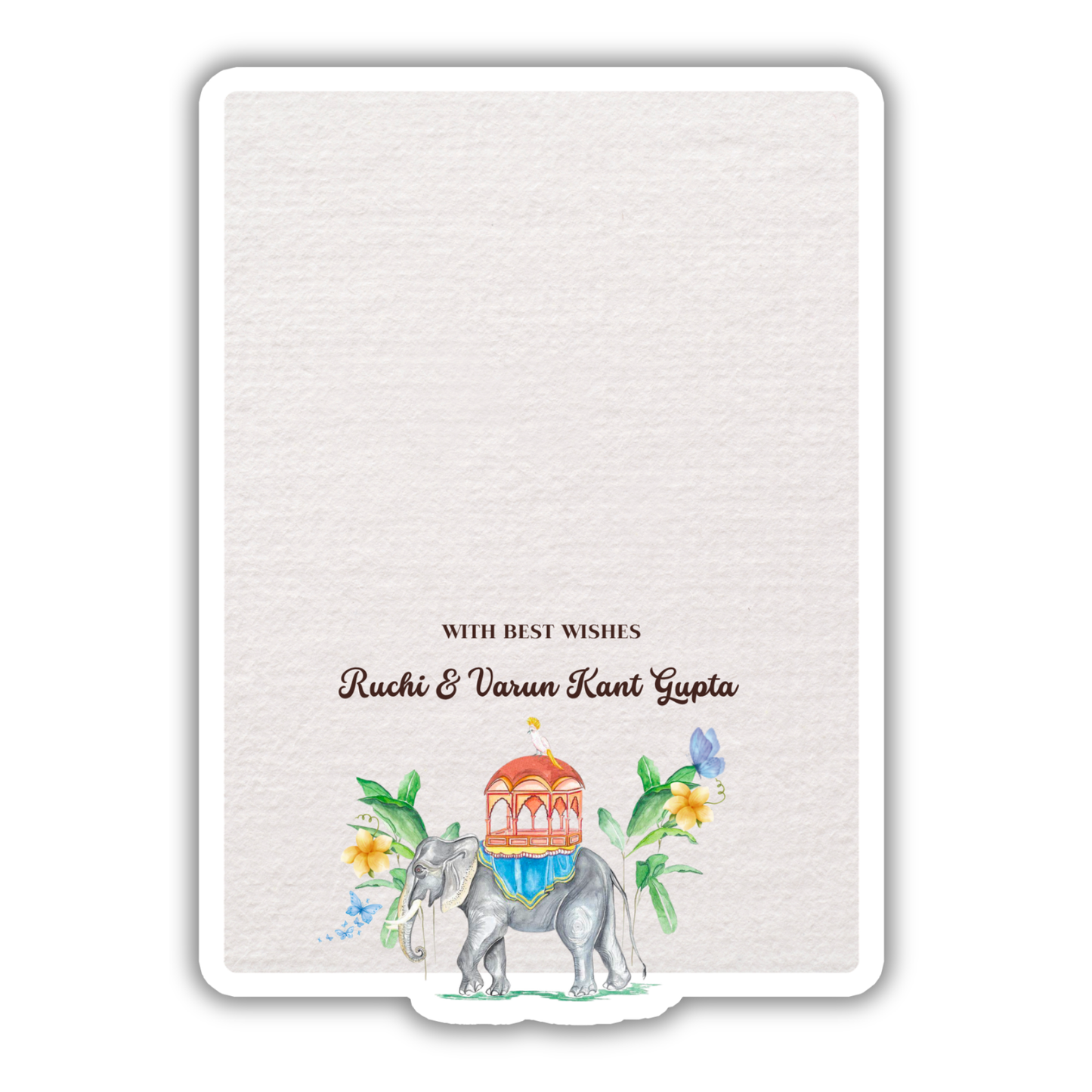 THE ROYAL RIDE - GIFT NOTECARD (Pack of 10)